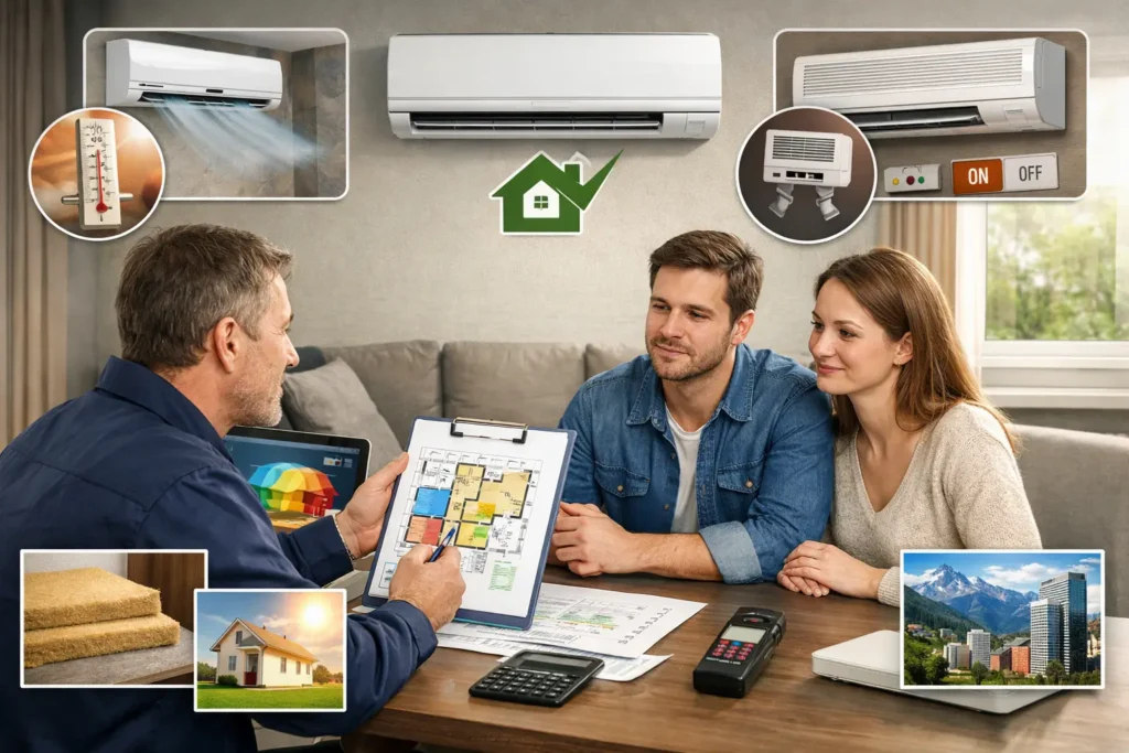 criteres installation climatisation reversible