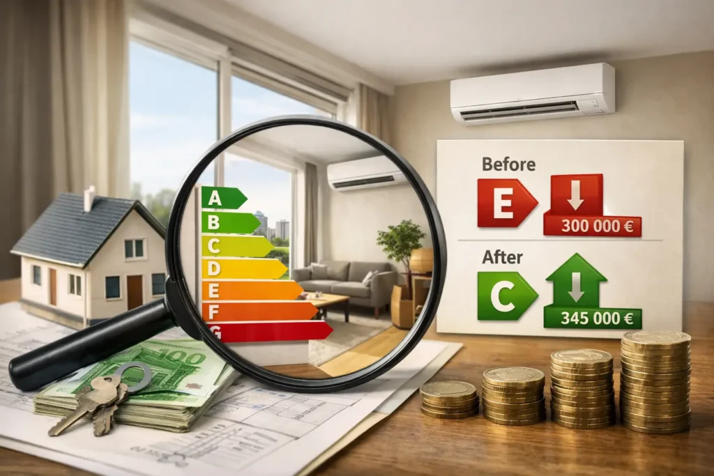 valorisation immobiliere climatisation reversible